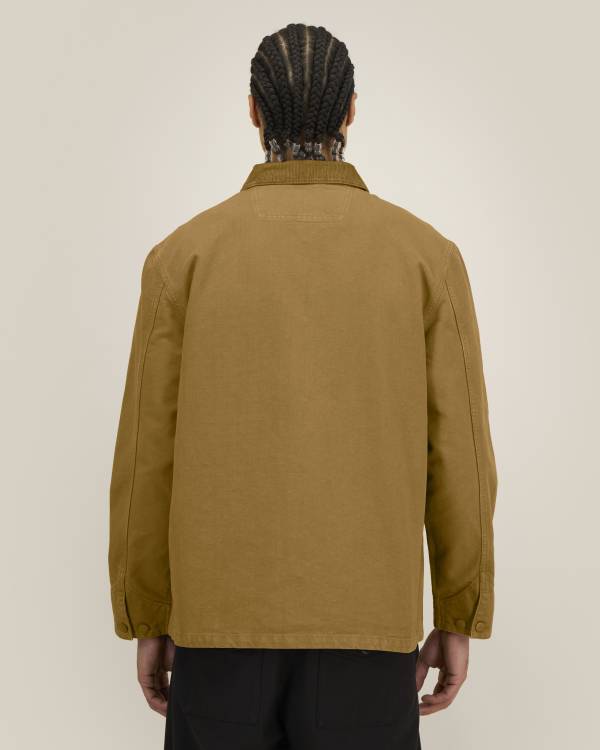 CHORE JACKET - G.DYED BRONZE - JACKETS OVERSHIRT - UNISEX