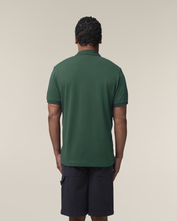 STANLEY COASTER - BOTTLE GREEN - POLOS SHORT SLEEVES - HOMMES