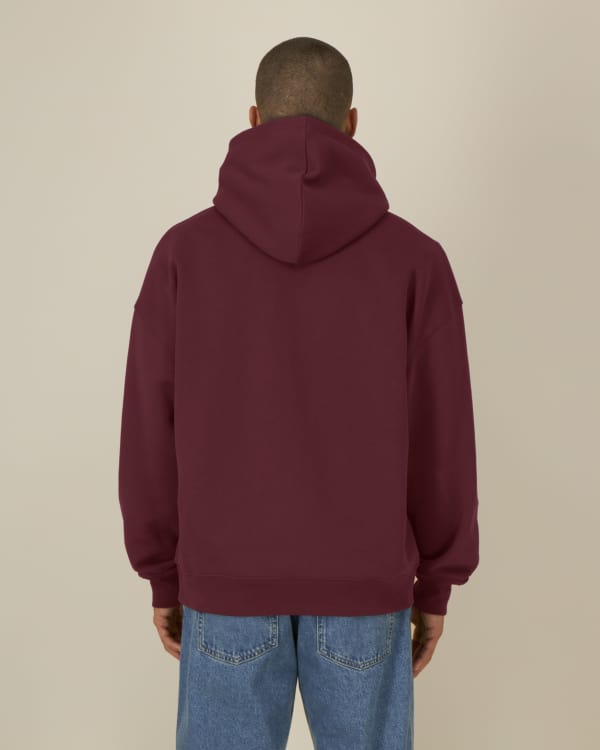 CHASER - BURGUNDY - SWEATSHIRTS HOODIE - UNISEXO