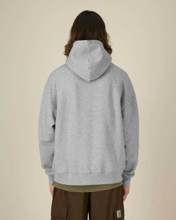 CHASER - HEATHER GREY - SWEATSHIRTS HOODIE - UNISEXO
