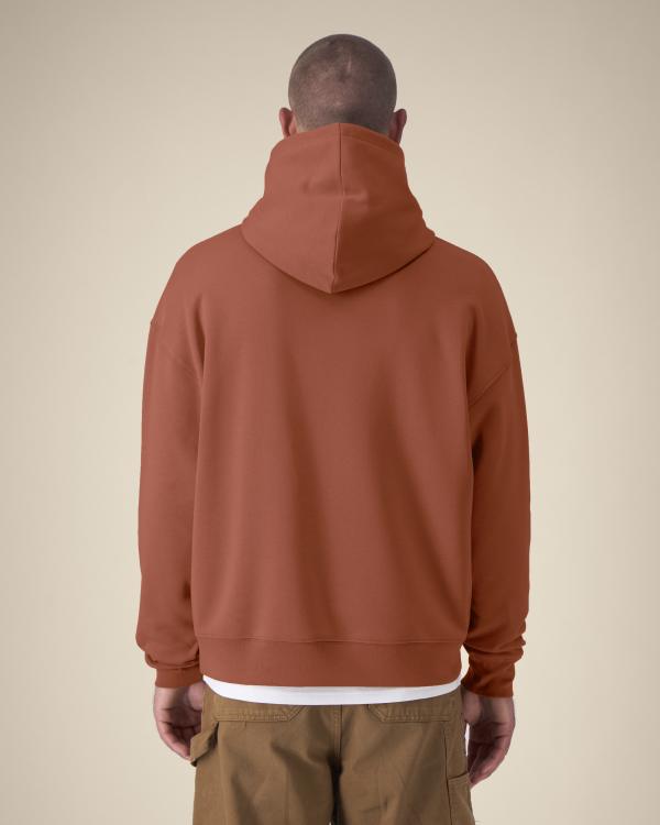 CHASER - HERITAGE BROWN - SWEATSHIRTS HOODIE - UNISEXE