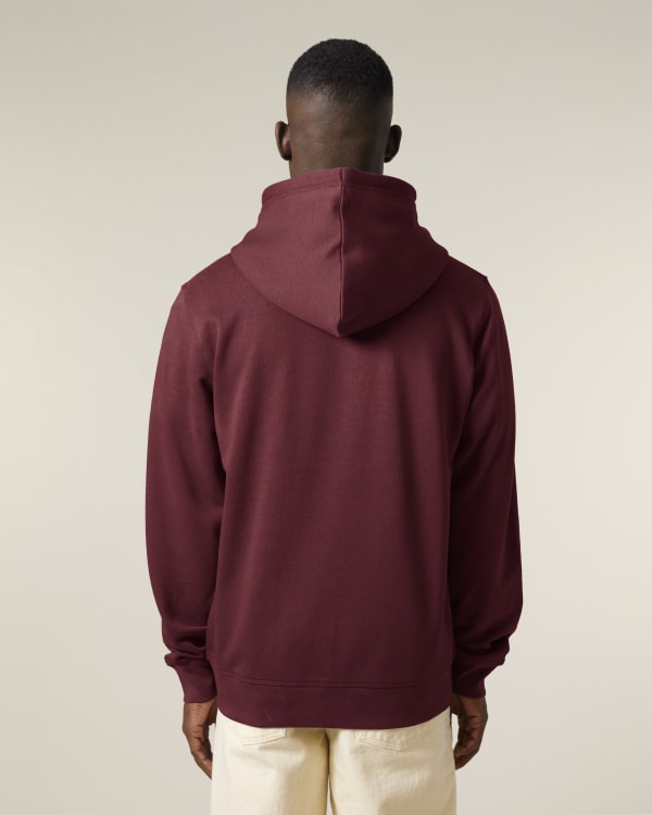 MIXER - BURGUNDY - SWEATSHIRTS JACKET - UNISEXE