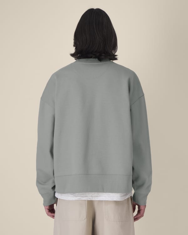 RYLER - MISTY GREY - SWEATSHIRTS CREWNECK - UNISEX