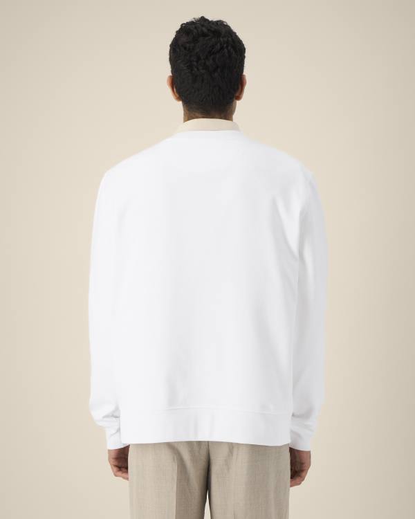 THINKER - WHITE - SWEATSHIRTS CREWNECK - UNISEXE