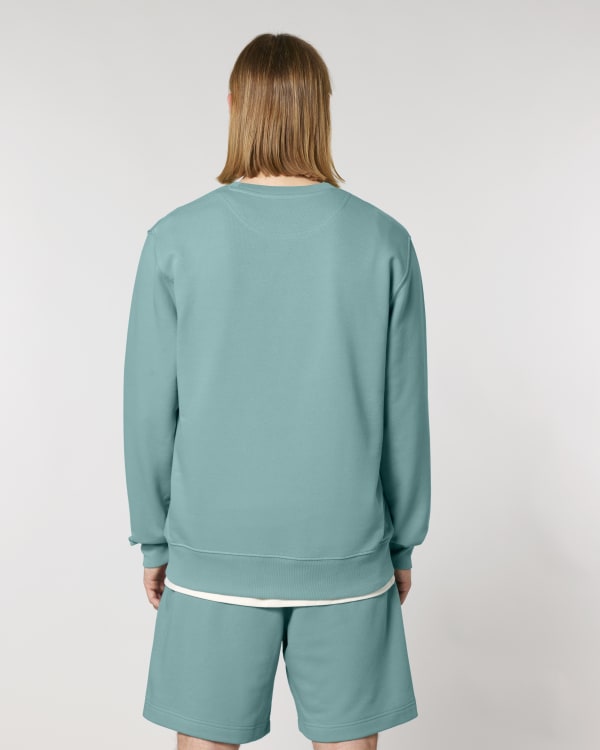 MATCHER - TEAL MONSTERA - SWEATSHIRTS CREWNECK - UNISEX