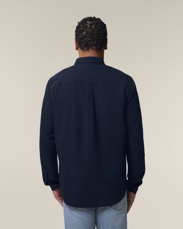 STANLEY OXFORD SHIRT - FRENCH NAVY - SHIRTS NON DENIM - MEN