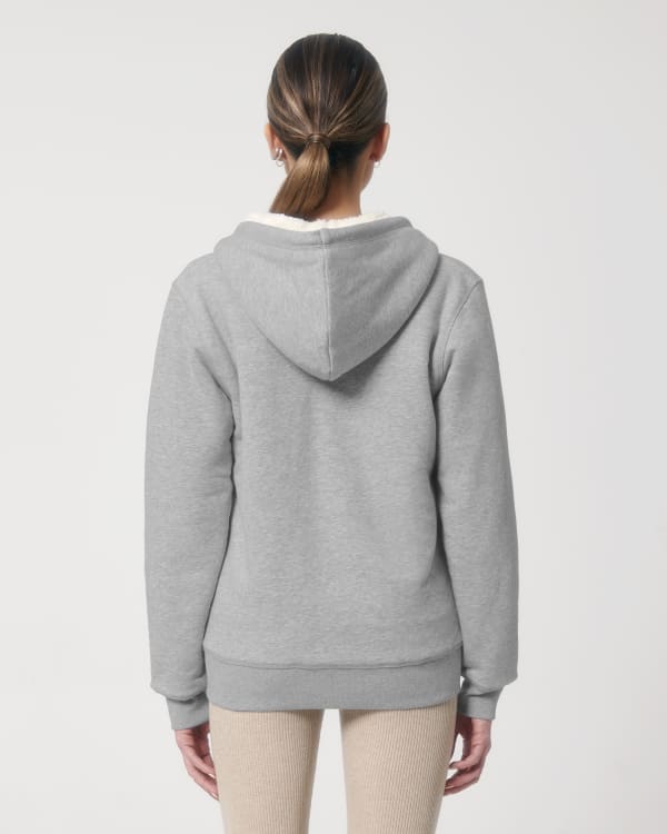 HYGGER SHERPA - HEATHER GREY - SWEATSHIRTS JACKET - UNISEXO