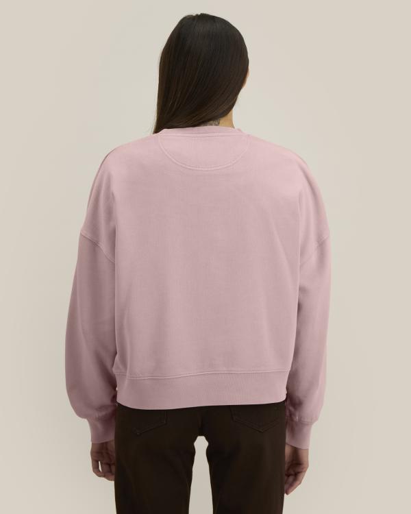 STELLA ALMA VINTAGE - G.DYED BLUSH - SWEATSHIRTS CREWNECK - VROUWEN
