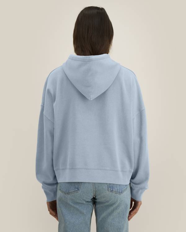 STELLA NORA VINTAGE - G. DYED BLUE STONE - SWEATSHIRTS HOODIE - WOMEN