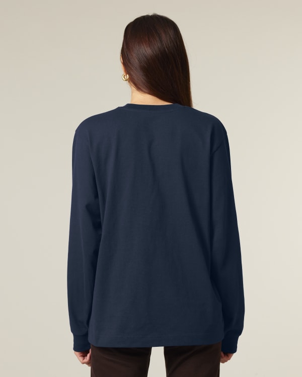 FREESTYLER LONG SLEEVE - FRENCH NAVY - TEE-SHIRTS LONG SLEEVES - UNISEKS