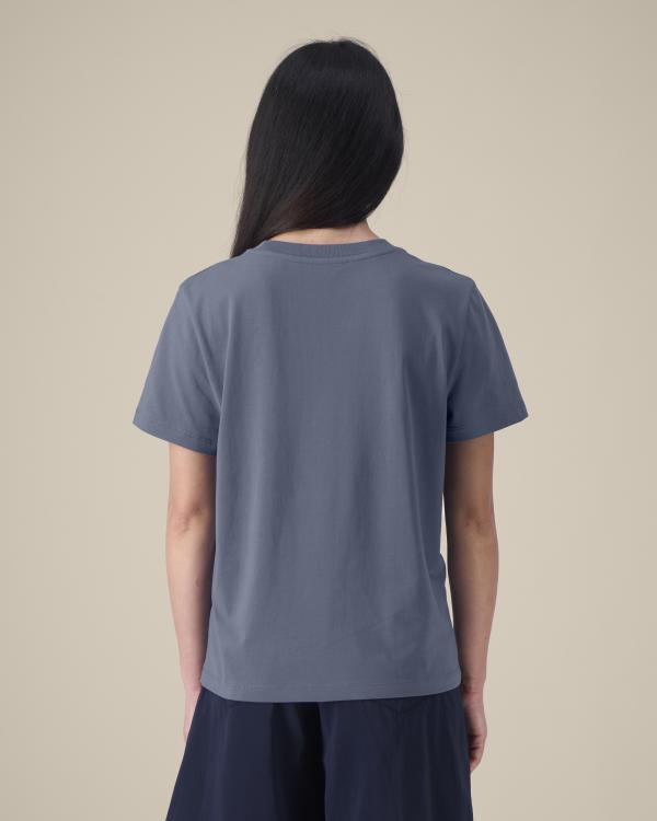 STELLA MUSER - BLUE GREY - TEE-SHIRTS SHORT SLEEVES - WOMEN