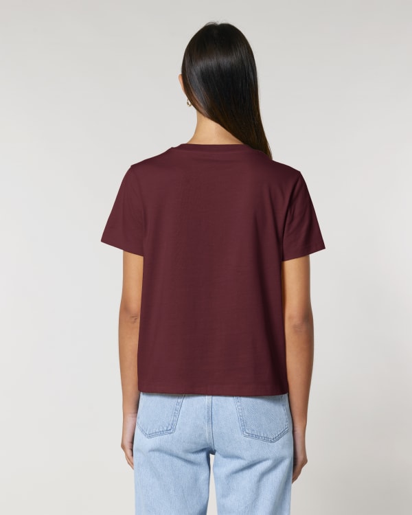 STELLA MUSER - BURGUNDY - TEE-SHIRTS SHORT SLEEVES - WOMEN