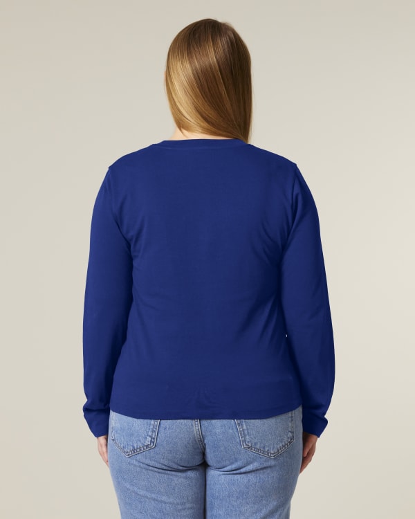 STELLA MUSER LONG SLEEVE - WORKER BLUE - TEE-SHIRTS LONG SLEEVES - FEMMES