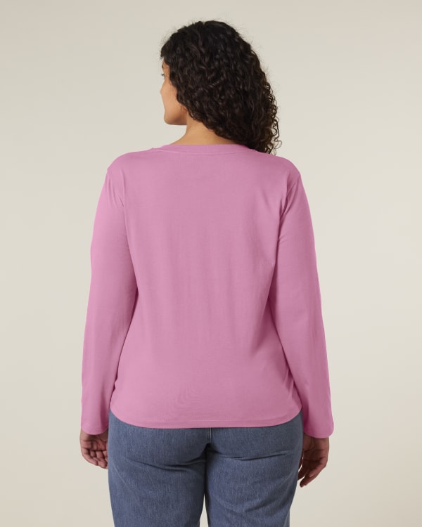 STELLA MUSER LONG SLEEVE - BUBBLE PINK - TEE-SHIRTS LONG SLEEVES - WOMEN