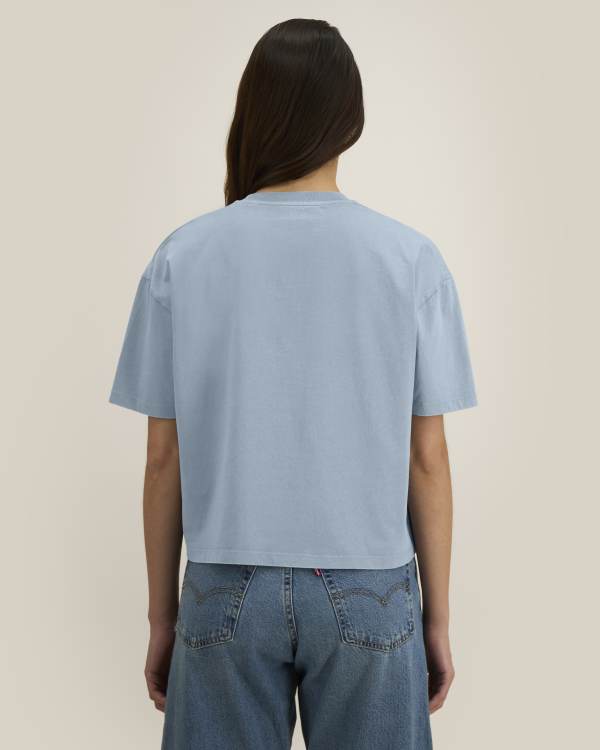 STELLA NOVA VINTAGE - G. DYED BLUE STONE - TEE-SHIRTS SHORT SLEEVES - FRAUEN