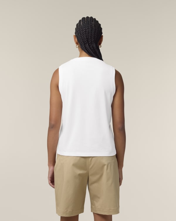 STELLA MIA - WHITE - TEE-SHIRTS TANK - FEMMES