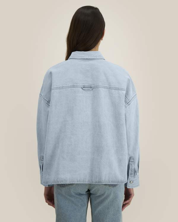 STELLA EMBER - LIGHT WASH - SHIRTS DENIM - VROUWEN