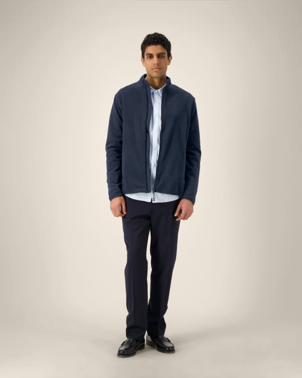 STANLEY GUIDER - FRENCH NAVY - JACKETS FLEECE - UOMINI