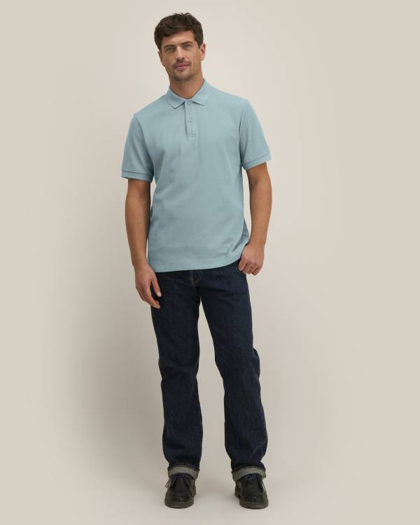 PREPSTER 2.0 - PEBBLE BLUE - POLOS SHORT SLEEVES - UNISEX
