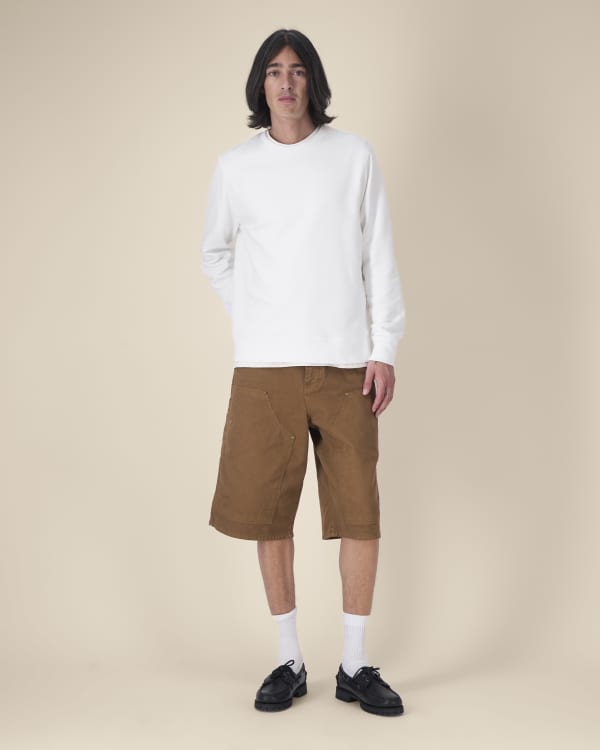 ROLLER - WHITE - SWEATSHIRTS CREWNECK - UNISEX