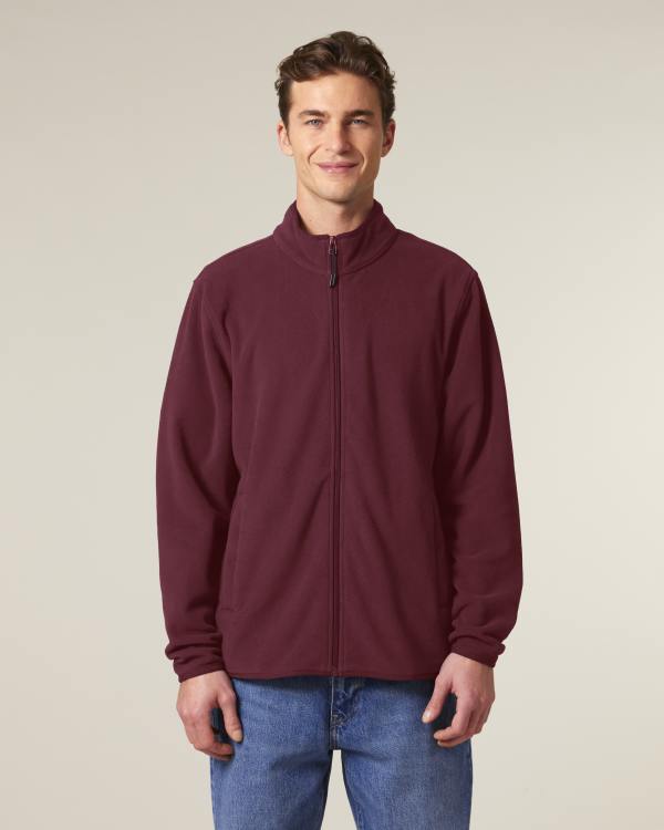 STANLEY GUIDER - BURGUNDY - JACKETS FLEECE - UOMINI