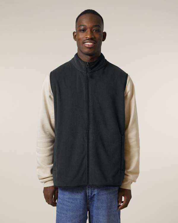 STANLEY QUESTER - BLACK - JACKETS FLEECE - MÄNNER