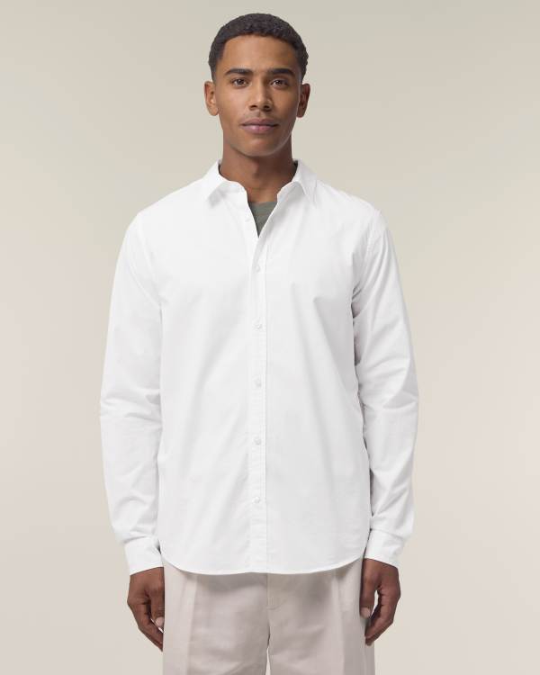 STANLEY STYLER SHIRT - WHITE - SHIRTS NON DENIM - MÄNNER