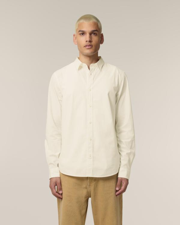 STANLEY STYLER SHIRT - CREAM - SHIRTS NON DENIM - MÄNNER
