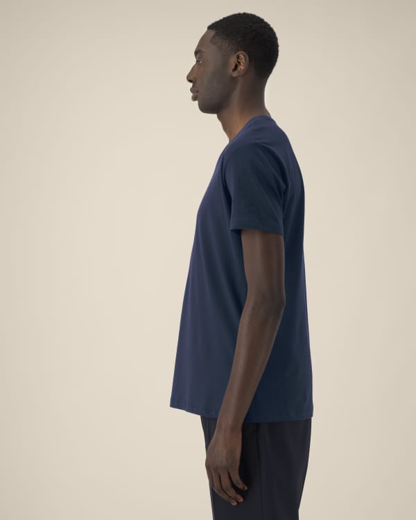 STANLEY PRESENTER - FRENCH NAVY - TEE-SHIRTS SHORT SLEEVES - MANNEN