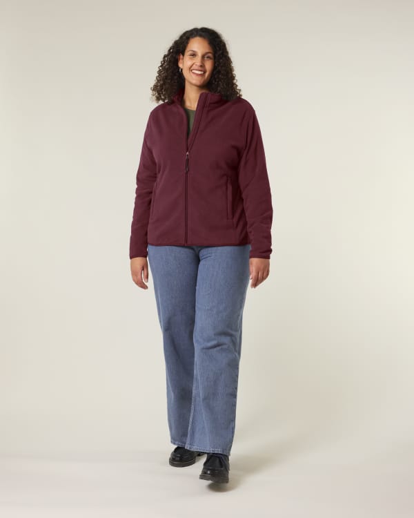 STELLA GUIDER - BURGUNDY - JACKETS FLEECE - WOMEN