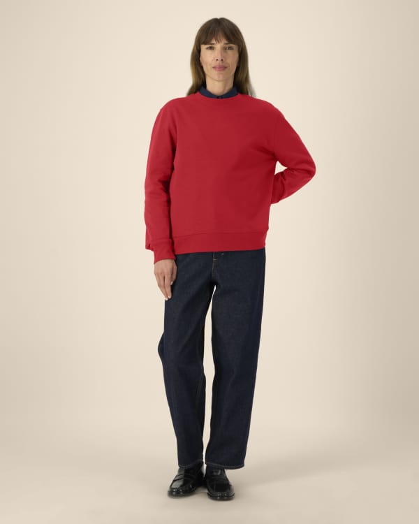 THINKER - RED - SWEATSHIRTS CREWNECK - UNISEXE