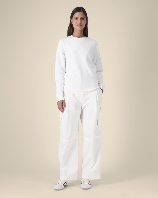 ROLLER - WHITE - SWEATSHIRTS CREWNECK - UNISEX