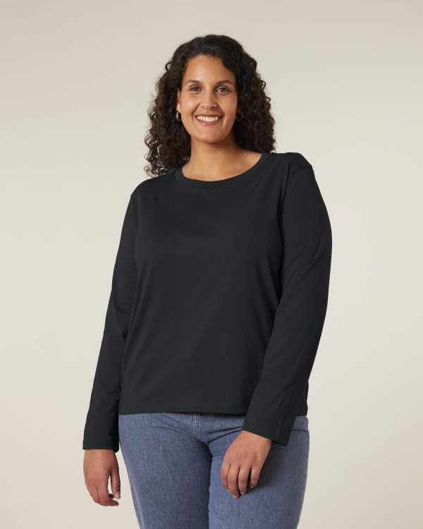 STELLA MUSER LONG SLEEVE - BLACK - TEE-SHIRTS LONG SLEEVES - WOMEN