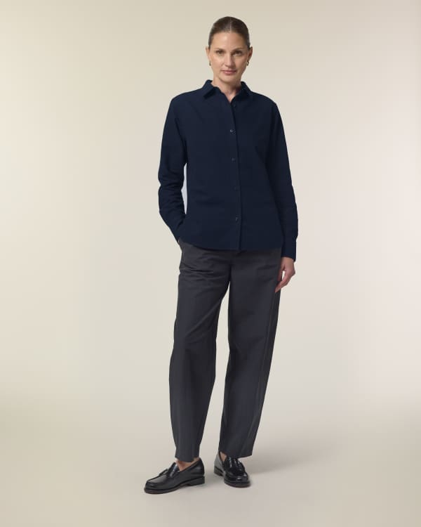 STELLA OXFORD SHIRT - FRENCH NAVY - SHIRTS NON DENIM - VROUWEN