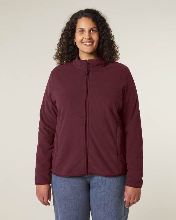 STELLA GUIDER - BURGUNDY - JACKETS FLEECE - WOMEN