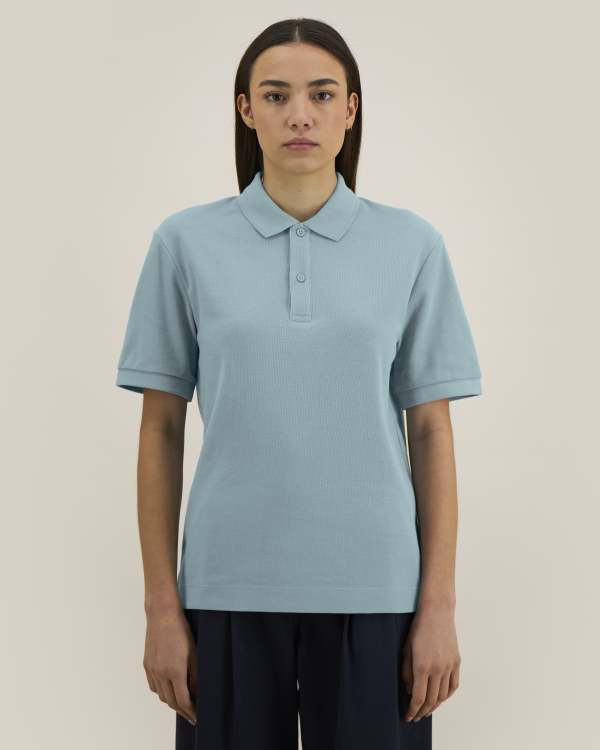 PREPSTER 2.0 - PEBBLE BLUE - POLOS SHORT SLEEVES - UNISEX