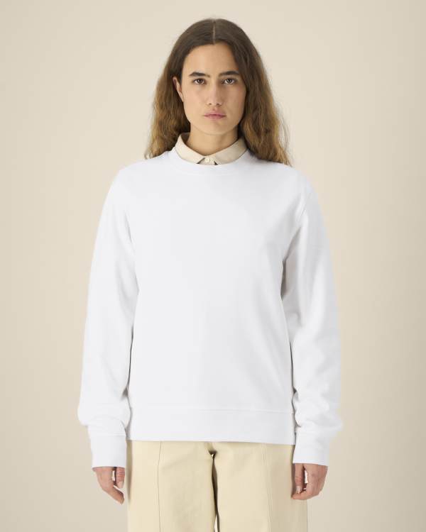 THINKER - WHITE - SWEATSHIRTS CREWNECK - UNISEXE