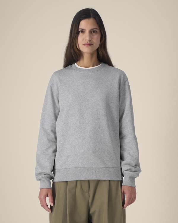 THINKER - HEATHER GREY - SWEATSHIRTS CREWNECK - UNISEXE