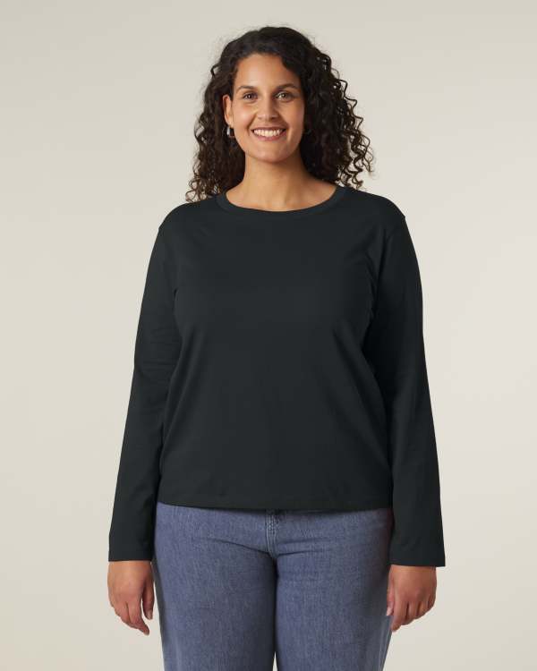 STELLA MUSER LONG SLEEVE - BLACK - TEE-SHIRTS LONG SLEEVES - WOMEN