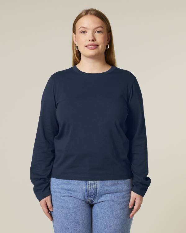 STELLA MUSER LONG SLEEVE - FRENCH NAVY - TEE-SHIRTS LONG SLEEVES - WOMEN