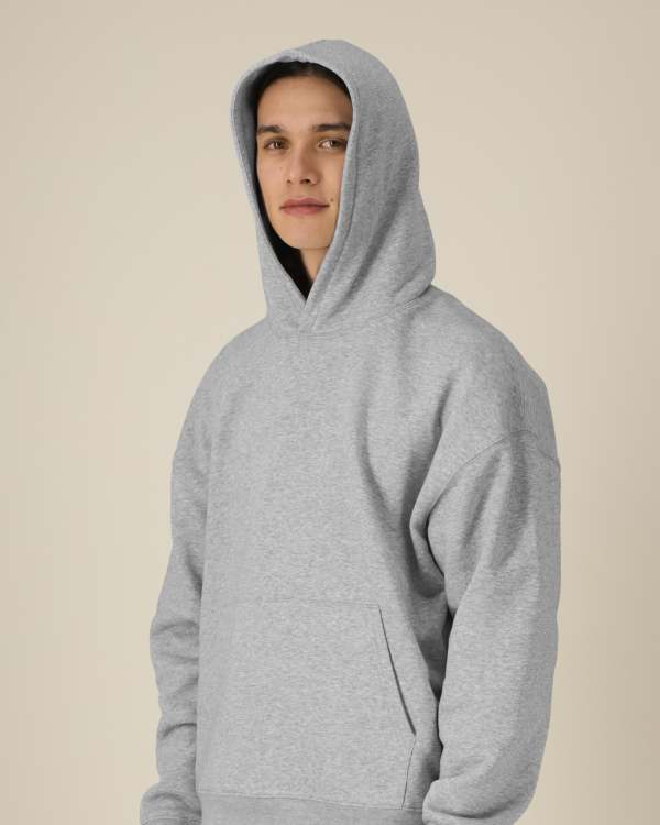 CHASER - HEATHER GREY - SWEATSHIRTS HOODIE - UNISEX