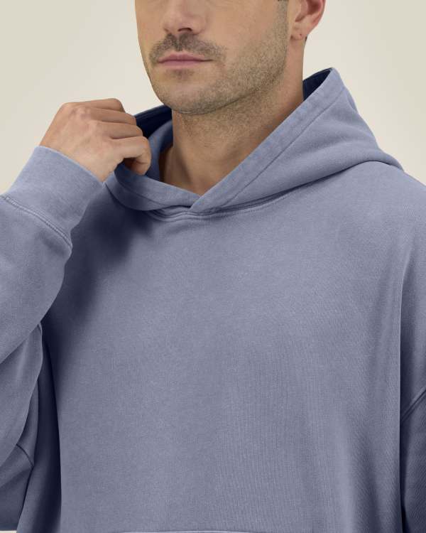CHASER VINTAGE - G. DYED BLUE GREY - SWEATSHIRTS HOODIE - UNISEX