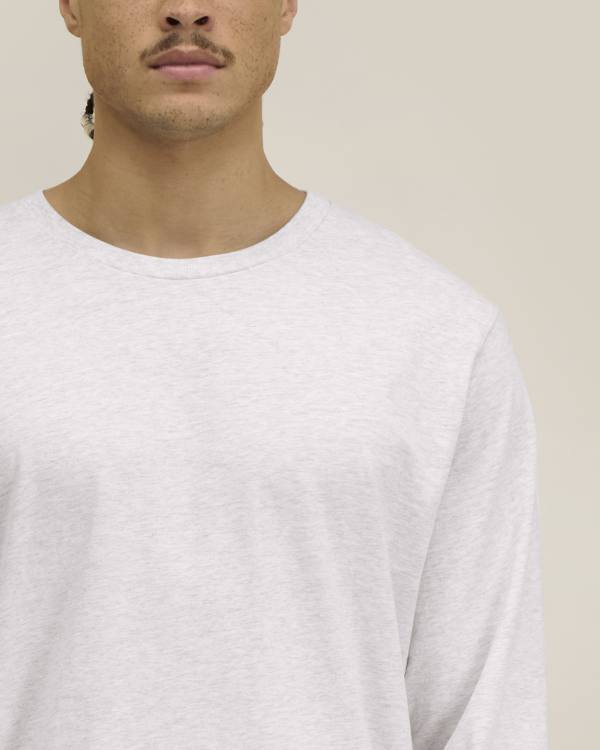 CREATOR 2.0 LONG SLEEVE - COOL HEATHER GREY - TEE-SHIRTS LONG SLEEVES - UNISEX
