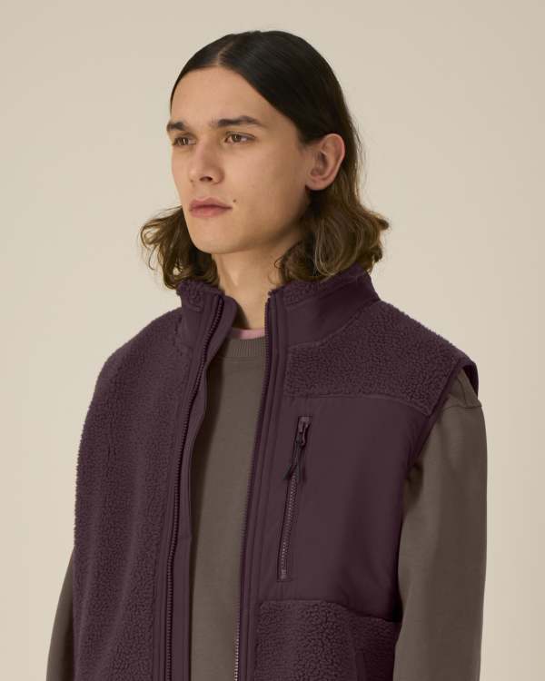 LINER - RED BROWN - JACKETS SHERPA - UNISEX