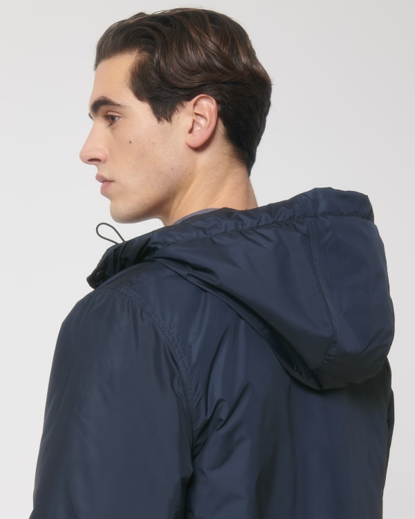 PADDED PARKER - FRENCH NAVY - JACKETS PARKA - UNISEKS