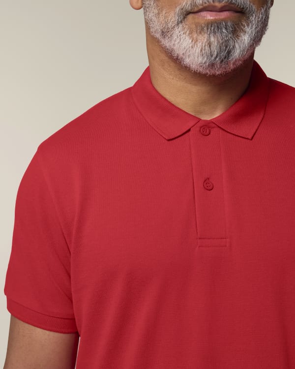 STANLEY COASTER - RED - POLOS SHORT SLEEVES - HOMMES