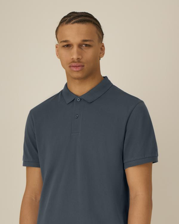 STANLEY COASTER - INDIA INK GREY - POLOS SHORT SLEEVES - HOMMES