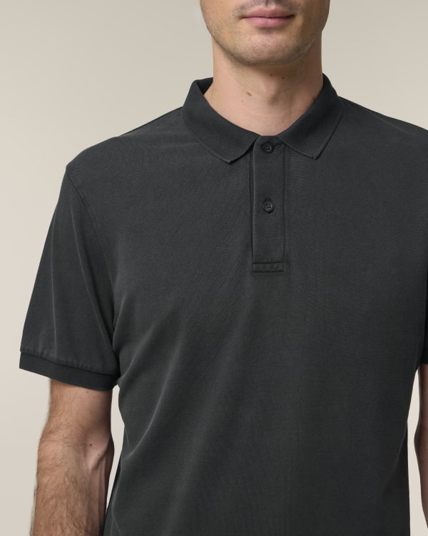 COASTER VINTAGE - G. DYED BLACK ROCK - POLOS SHORT SLEEVES - UNISEX