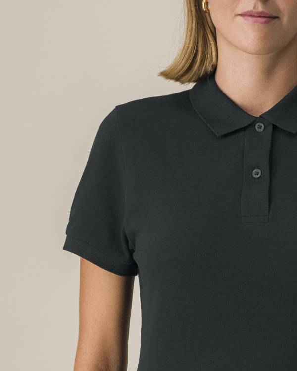 STELLA COASTER - BLACK - POLOS SHORT SLEEVES - WOMEN