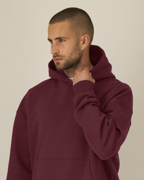 CHASER - BURGUNDY - SWEATSHIRTS HOODIE - UNISEXO